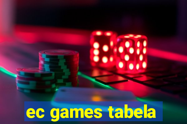 ec games tabela